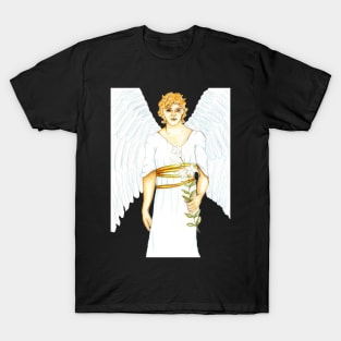 Archangel Gabriel the Messenger Angel- Pink T-Shirt